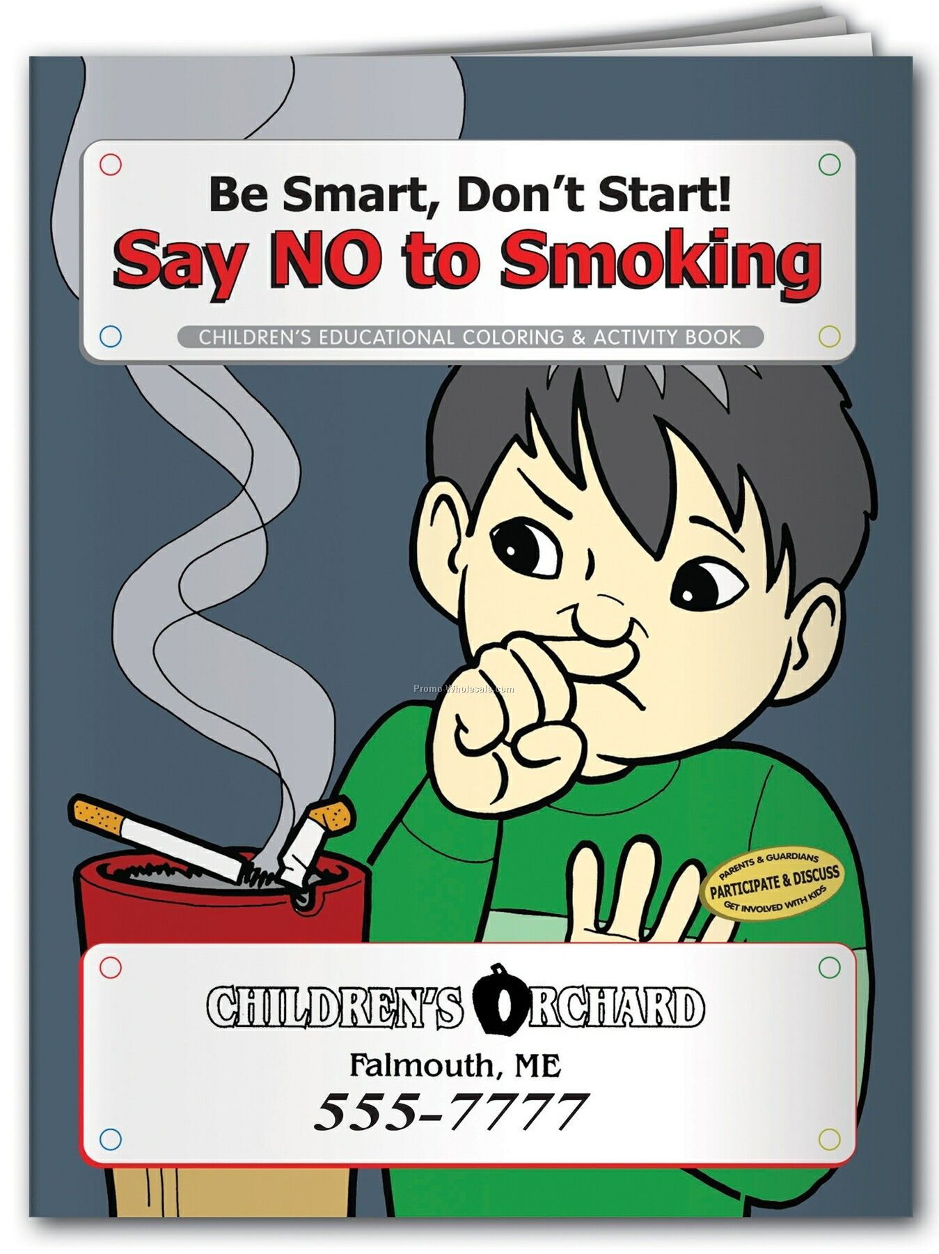 Pillowline Say No To Smoking Coloring Book