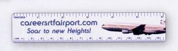 Plastic Ruler (.010" Thick) 4 Color Process