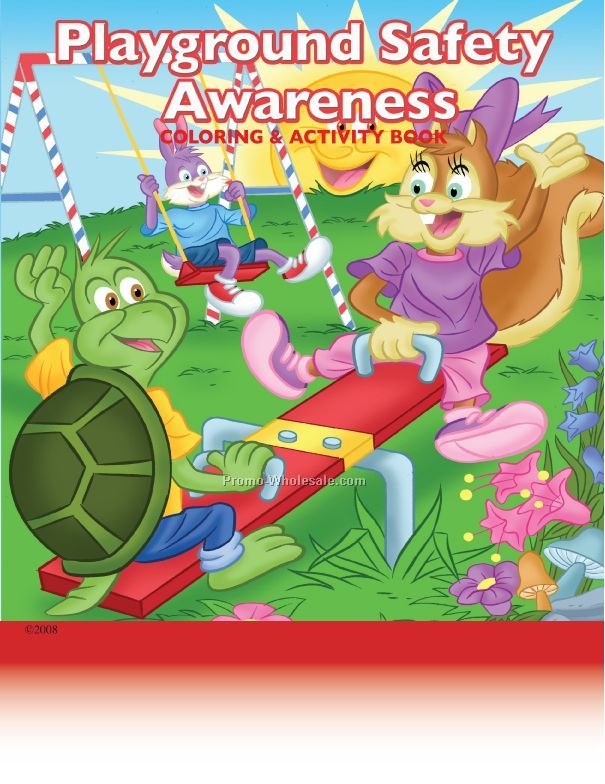 Playground Safety And Awareness Coloring & Activity
