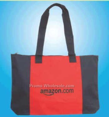 Poly Zippered Tote Bag