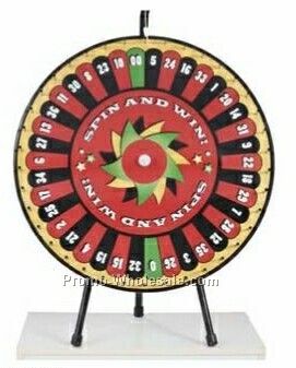 Pre-designed Roulette Tabletop Prize Wheel