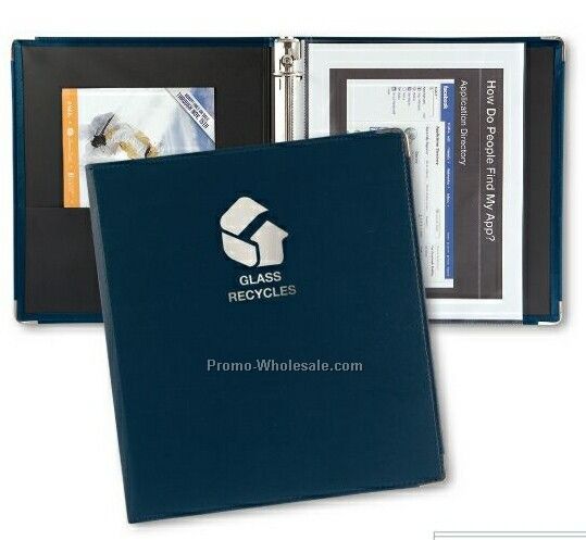 Presidential Economy 1" Ring Binder With Round Metal Corners