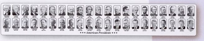 Presidential Plastic Ruler (.020" Thick) 1 Color