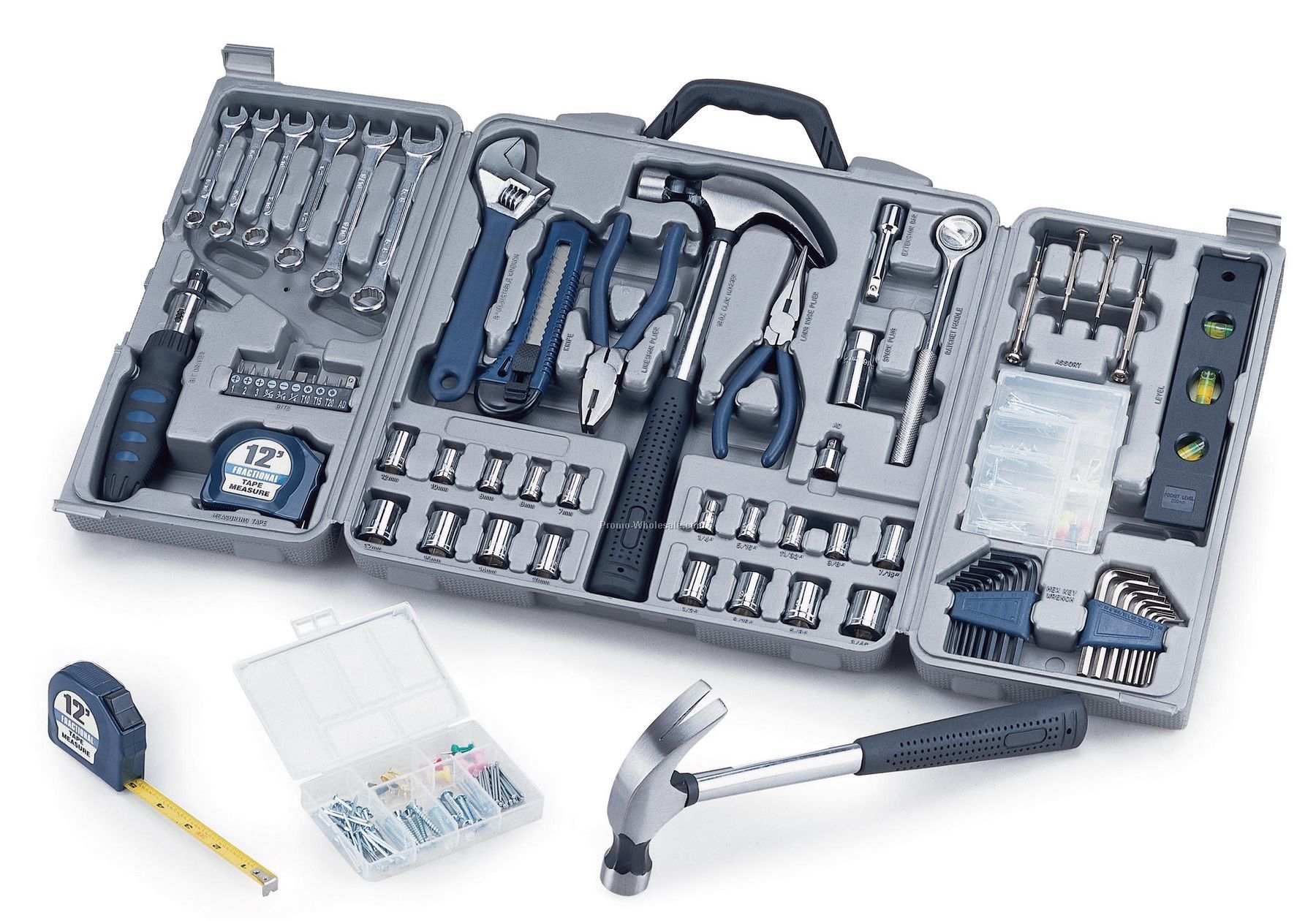 Professional Deluxe Tool Kit In Durable Case