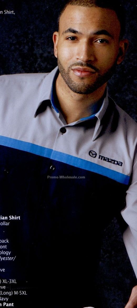 Red Kap Long Sleeve Mazda Technician Shirt (S-xl/Sl-xll)