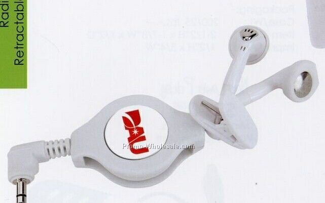 Retractable Earbuds For CD/ Mp3/ DVD Player/ Laptops & Radios