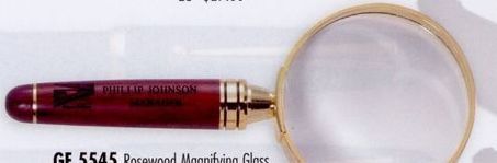 Rosewood Magnifying Glass