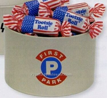 Round Tin Of Regular Toots (4-1/4 Oz.)