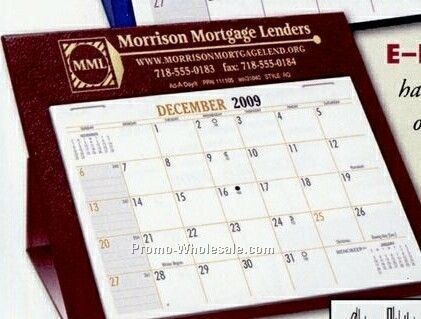 Rq Mini Memo Deskretary Calendar (White/Blue) - After June 1