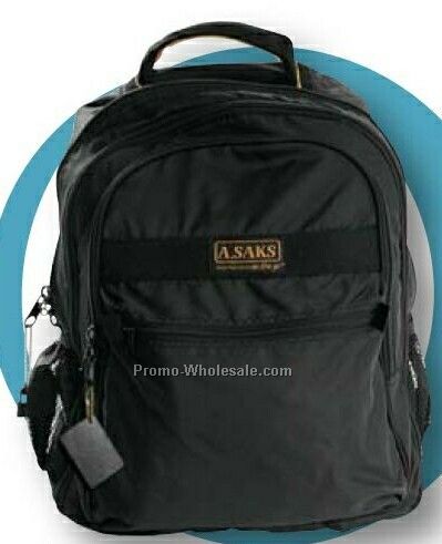 Saks 420 Denier Nylon Expandable Laptop Backpack