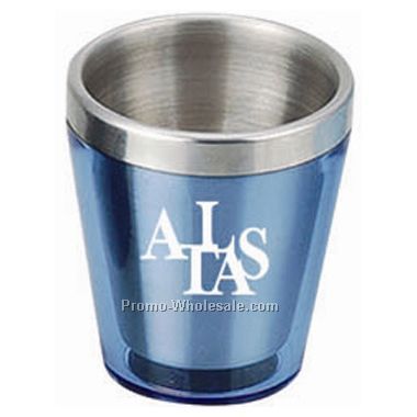 Stainless Steel Shot Cup (Blue)