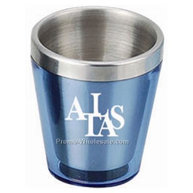 Stainless Steel Shot Cup (Blue)