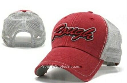 Stock Rough Cap With Mesh Back