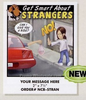Stranger Smart Stock Design Safety Theme Coloring Book (8-1/2"x11")