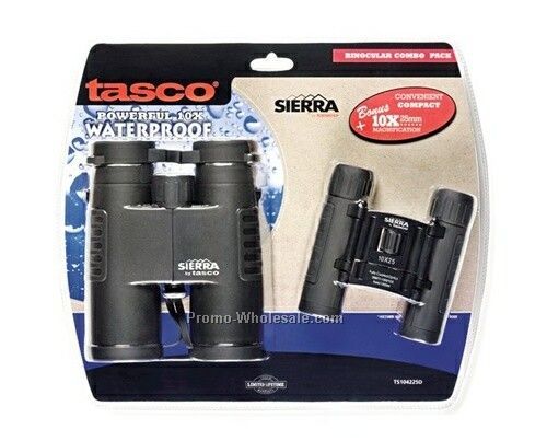 Tasco Tasco Sierra 10x42 And 10x25 Combo Kit