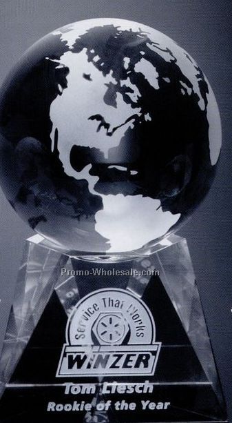 Triad Globe Award 4"