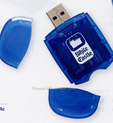 V-line Translucent Mini Sd Card Reader