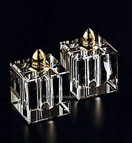 Vitality Gold Salt & Pepper Shaker Pair