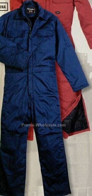 Walls Twill Insulated Coverall (S-6xl) - Navy Blue