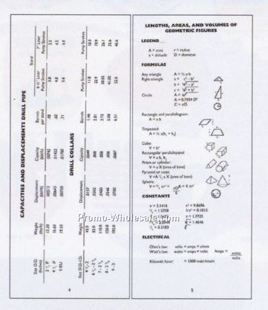Well Calculations Stock Booklet (Standard)
