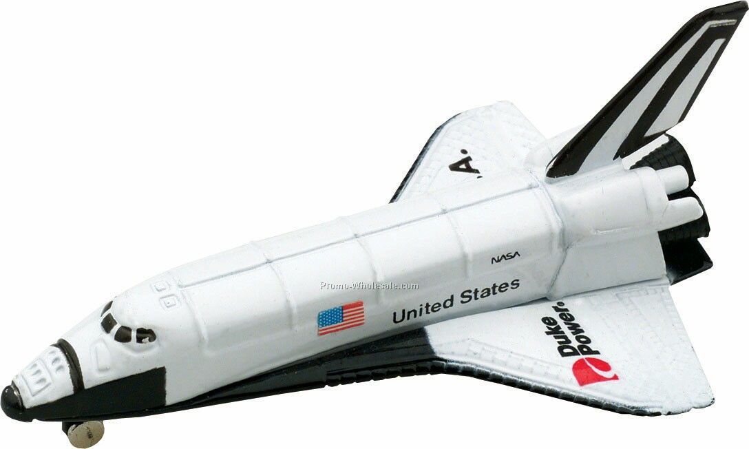 White Space Shuttle Die Cast Mini Vehicles
