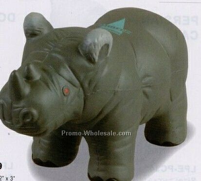 Wild Animals - Rhino Squeeze Toy