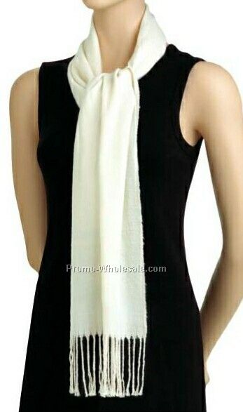 Wolfmark Black Bamboo Muffler Scarf