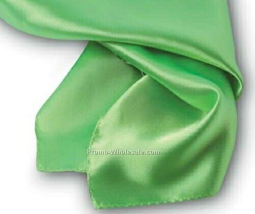 Wolfmark Lime Green Solid Series Polyester Scarf