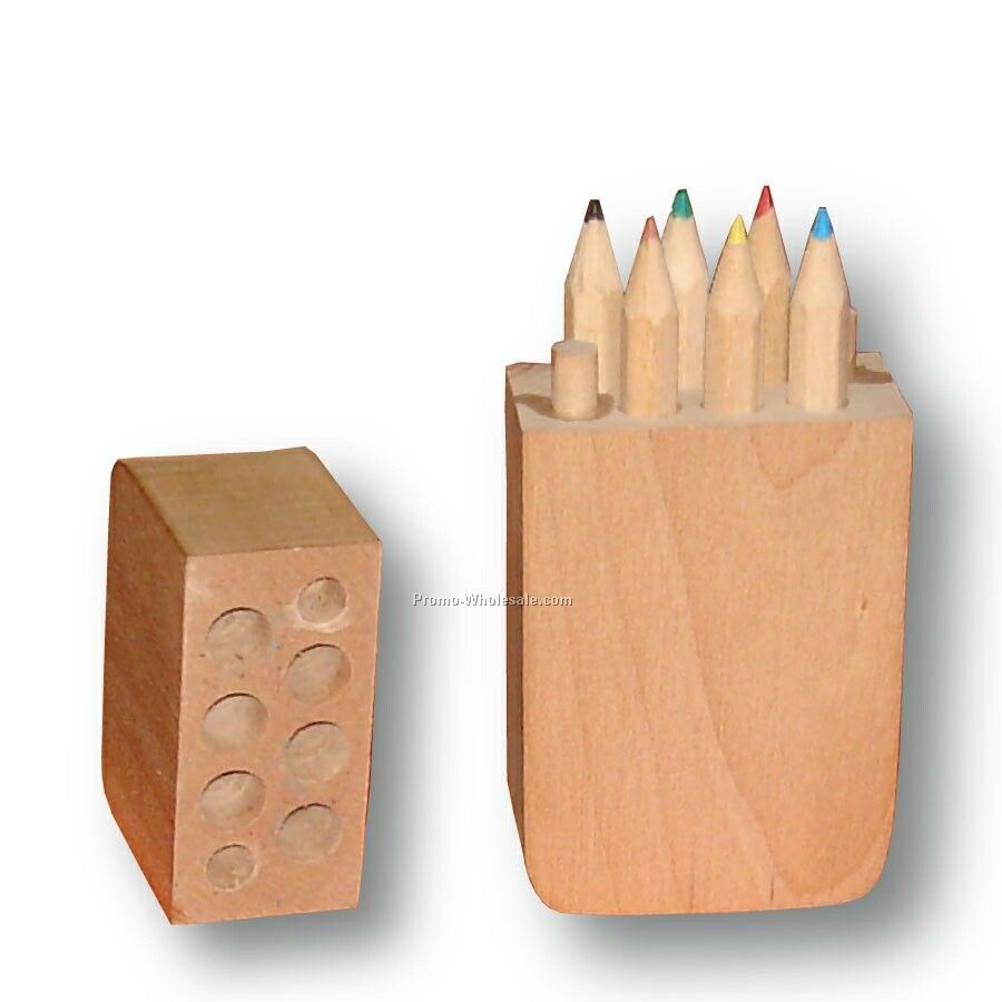 Wooden Pencil Box Set