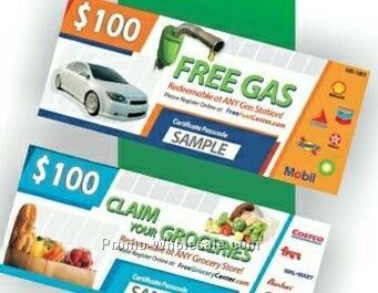 $100.00 Grocery Card-incentive Program