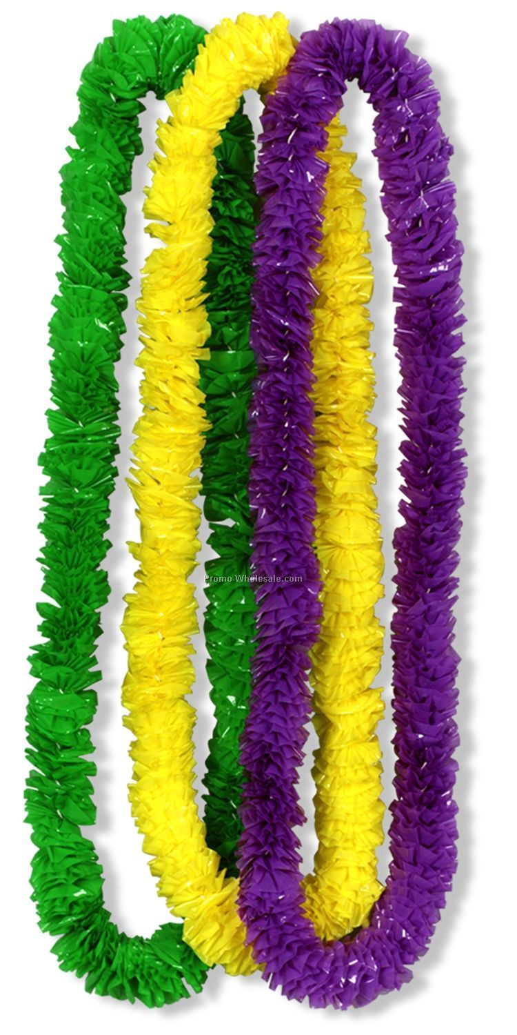 1-1/2"x36" Soft Twist Poly Leis