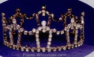 1-3/4" Austrian Crystal Rhinestone Crown
