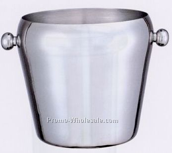 1-3/4 Quart Stainless Steel Ice Bucket With 2 Knob Handles