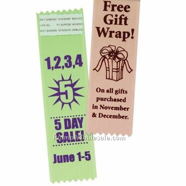 1-3/4"x1-5/8" Custom Flag-a-ribbon