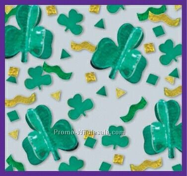 1/3 Oz. 3-d Confetti Shamrocks