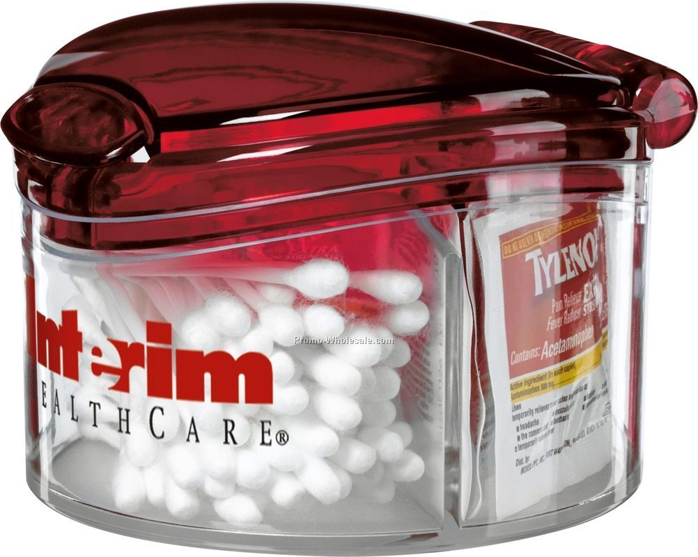 11 Oz. Push Button Divided Apothecary