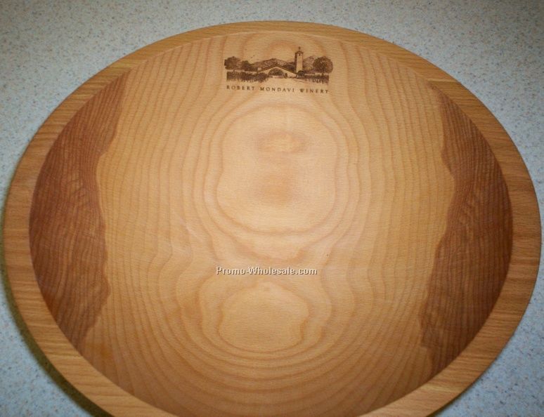 12" Diameter Wood Bowl (One Piece)
