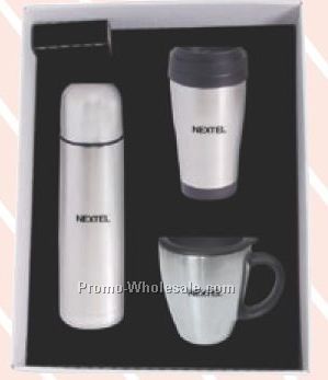 12"x15-3/4"x4" 17 Oz. Stainless Steel Vacuum Insulated Bottle/Tumbler/Mug