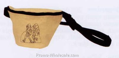 12"x5" Natural Duck Travel Fanny Pack