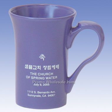 15oz Vienna Ceramic Mug *matte Purple* (Screened)