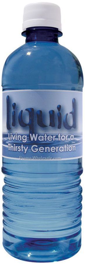 16.9 Oz, (.5 Liter) Blue Bottled Water
