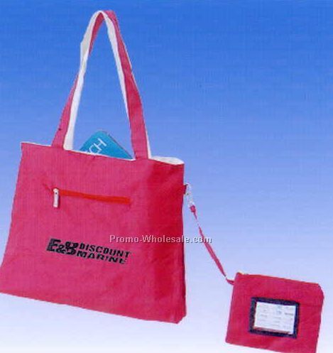 17-1/2"x14-3/4"x2-3/4" Reversible Tote Bag