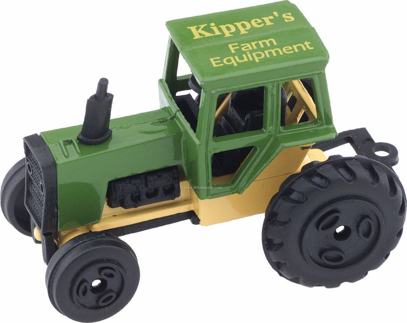 2-1/2" Green Tractor Die Cast Mini Vehicles - 3 Day