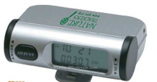 2-1/2"x1-7/8"x1-1/4" Multi-function Pedometer