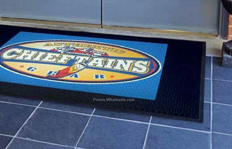 2-1/2'x3' Superscrape Impressions Indoor/Outdoor Logo Mat