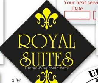 2-1/4" Square Or Diamond Stock Static Cling Decal