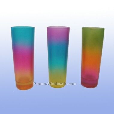 2.25 Oz Shooter Glass In 3 Assorted Colors