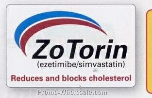 2"x1/2" Die Cut Rectangle Label (4 Color Process)