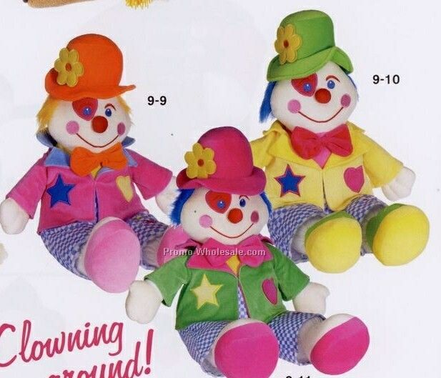 24" Happy Clown Doll