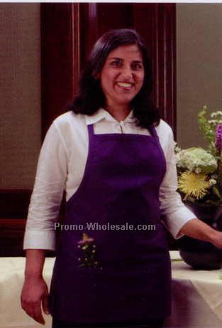 24"x28" Three Pocket Bib Apron (Purple)